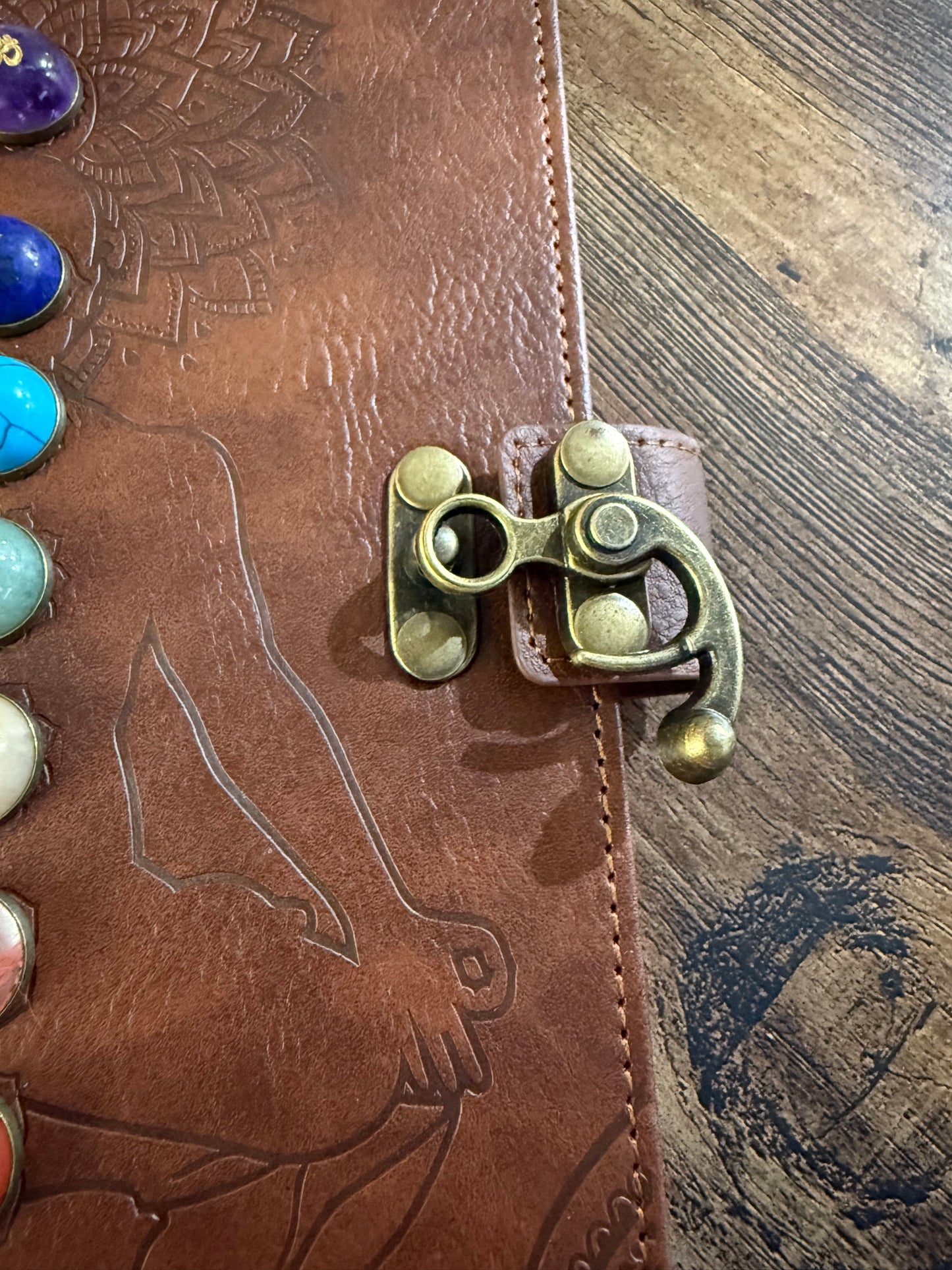 Chakra Leather Journal | Meditation, Manifestation & Mindfulness Notebook