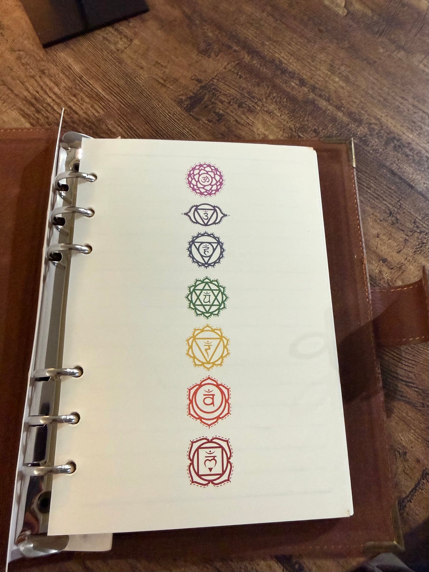 Chakra Leather Journal | Meditation, Manifestation & Mindfulness Notebook