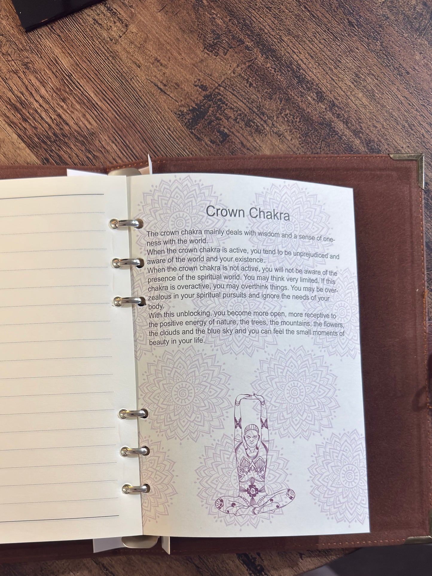 Chakra Leather Journal | Meditation, Manifestation & Mindfulness Notebook